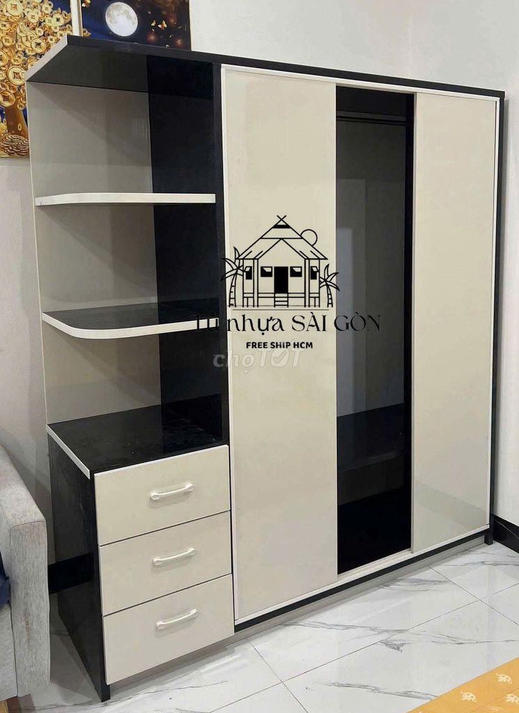 Tủ quần áo Tủ quần áo Tủ quần áo. Mua bán Tủ, kệ gia đình tại Huyện Cần Giuộc Long An được đăng bởi Nội thất giá xưởng hình 1