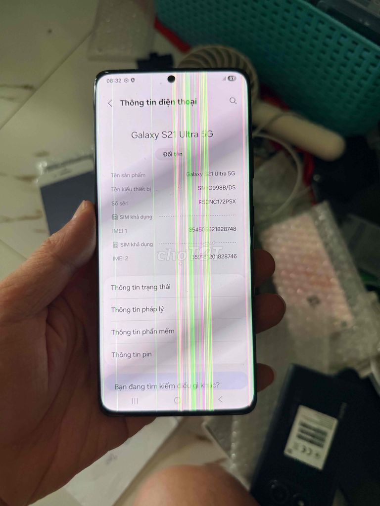 Bán Xác Samsung S21Ultra bản Việt 2 sim kẻ màn. Mua bán Điện thoại tại Quận Hà Đông Hà Nội được đăng bởi Mạnh Mobile hình 1