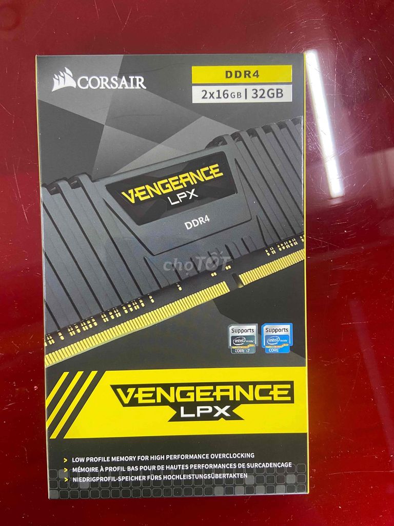 Ram corsair 16gb bus 3600 chạy thiết kế gaming