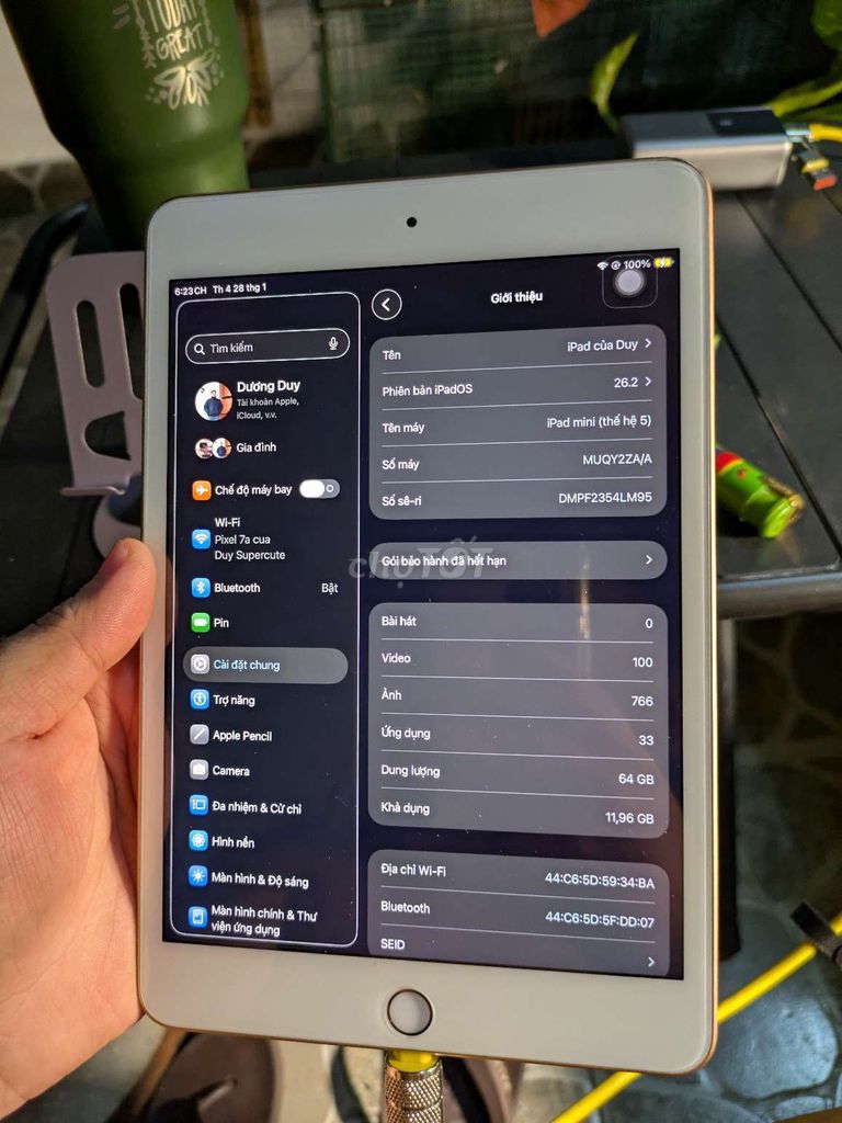 Apple iPad mini 5 64GB Vàng đồng. Mua bán Máy tính bảng tại Thành phố Thủ Đức Tp Hồ Chí Minh được đăng bởi Duy Anh hình 1