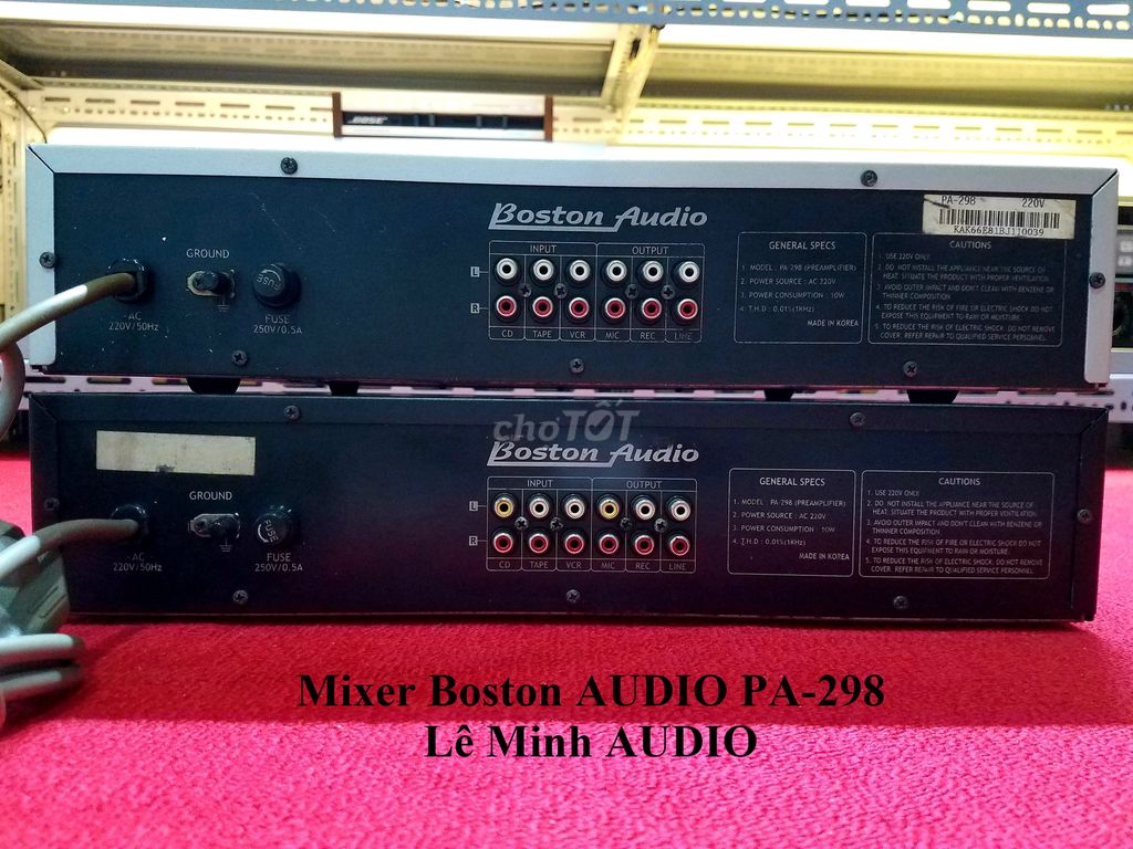 Mixer Boston AUDIO PA-298 hàng bãi