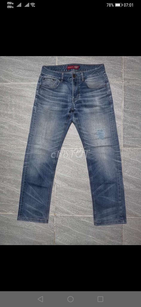 Quần jeans Dickies Vintage Xanh StoneFade size 30. Mua bán Quần áo tại Quận Gò Vấp Tp Hồ Chí Minh được đăng bởi linhdinhv2hands hình 1