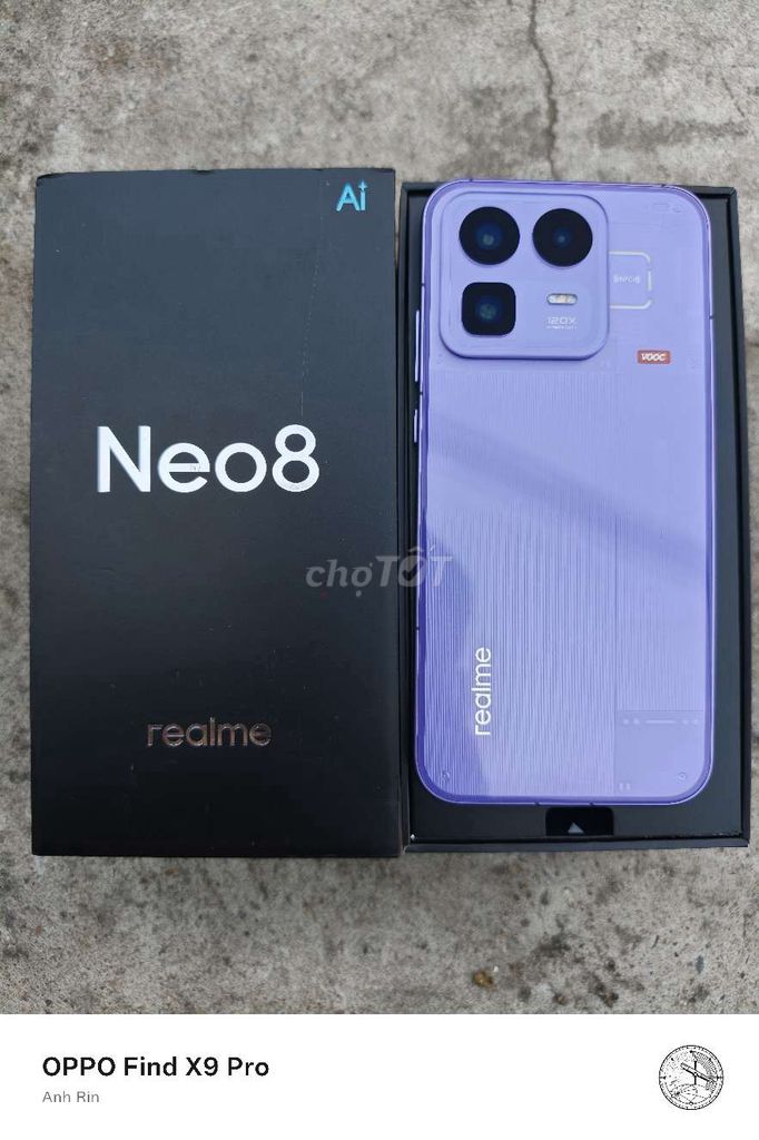 realme Neo8 256GB Tím fullboxx. Mua bán Điện thoại tại Quận Bình Tân Tp Hồ Chí Minh được đăng bởi Phạm Vôn hình 1
