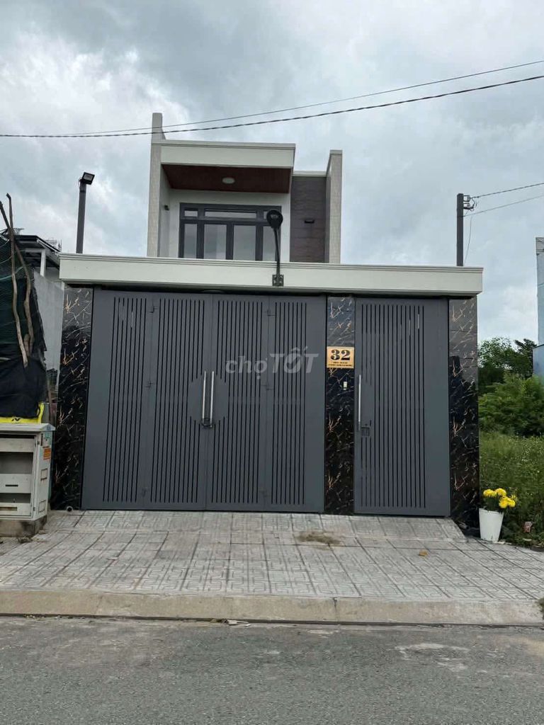 Cho thuê nhà (6*27) KDC Hố Lang có sẵn máy lạnh 