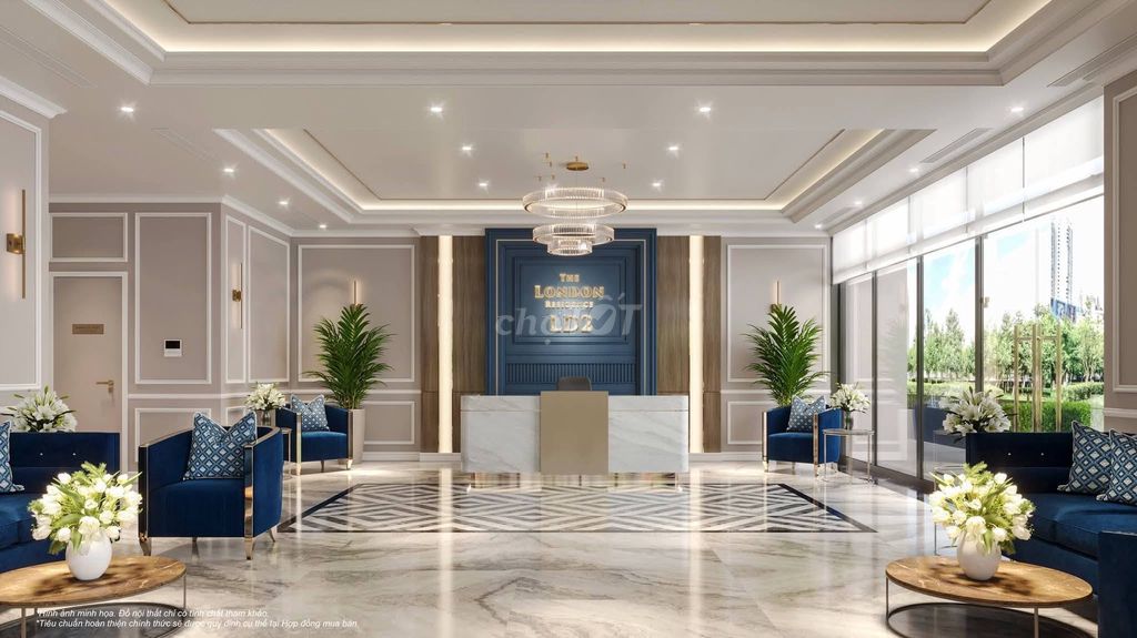 Квартира 2 спальни, The London, Vinhomes Ocean Park, вид на парк