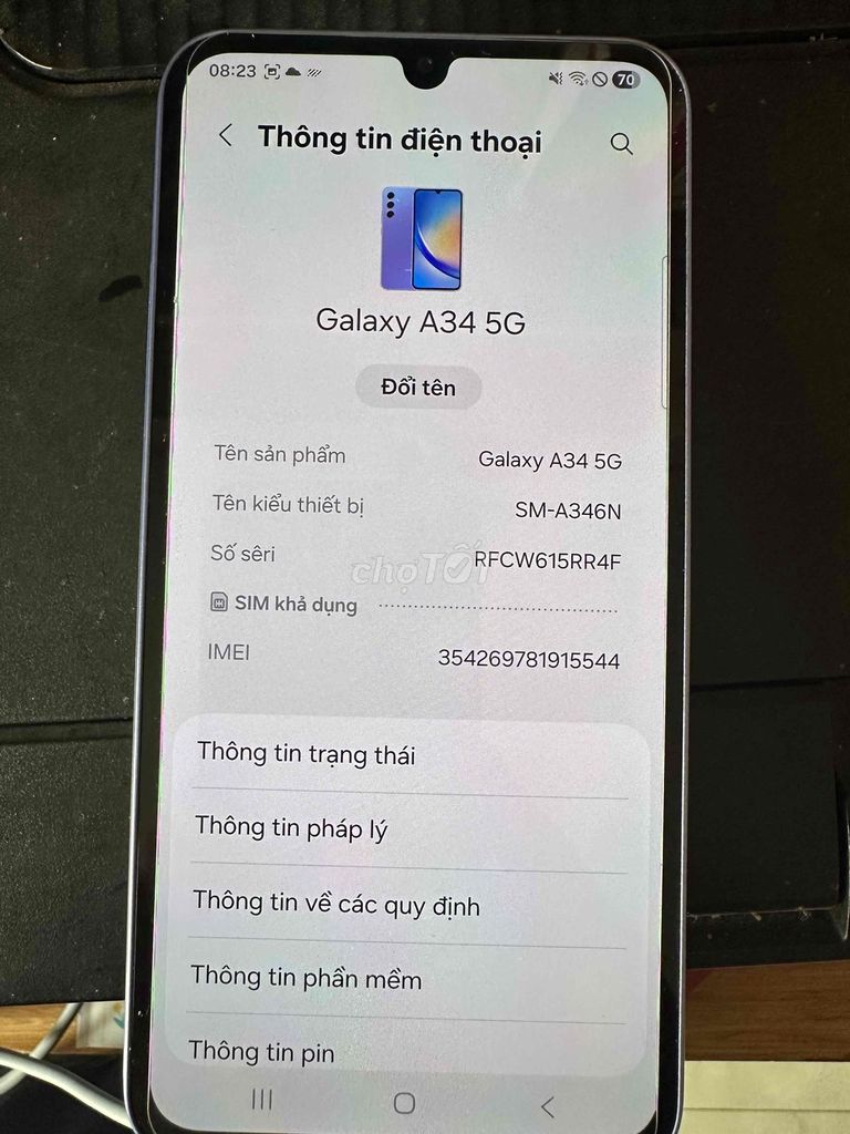 Galaxy A34. Mua bán Điện thoại tại Huyện Việt Yên Bắc Giang được đăng bởi Đức hình 1