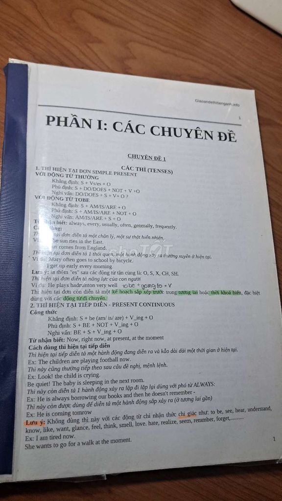 Tài liệu ôn thi Tiếng Anh Lớp 9. Mua bán Sách tại Huyện Hóc Môn Tp Hồ Chí Minh được đăng bởi nhat anh hình 1