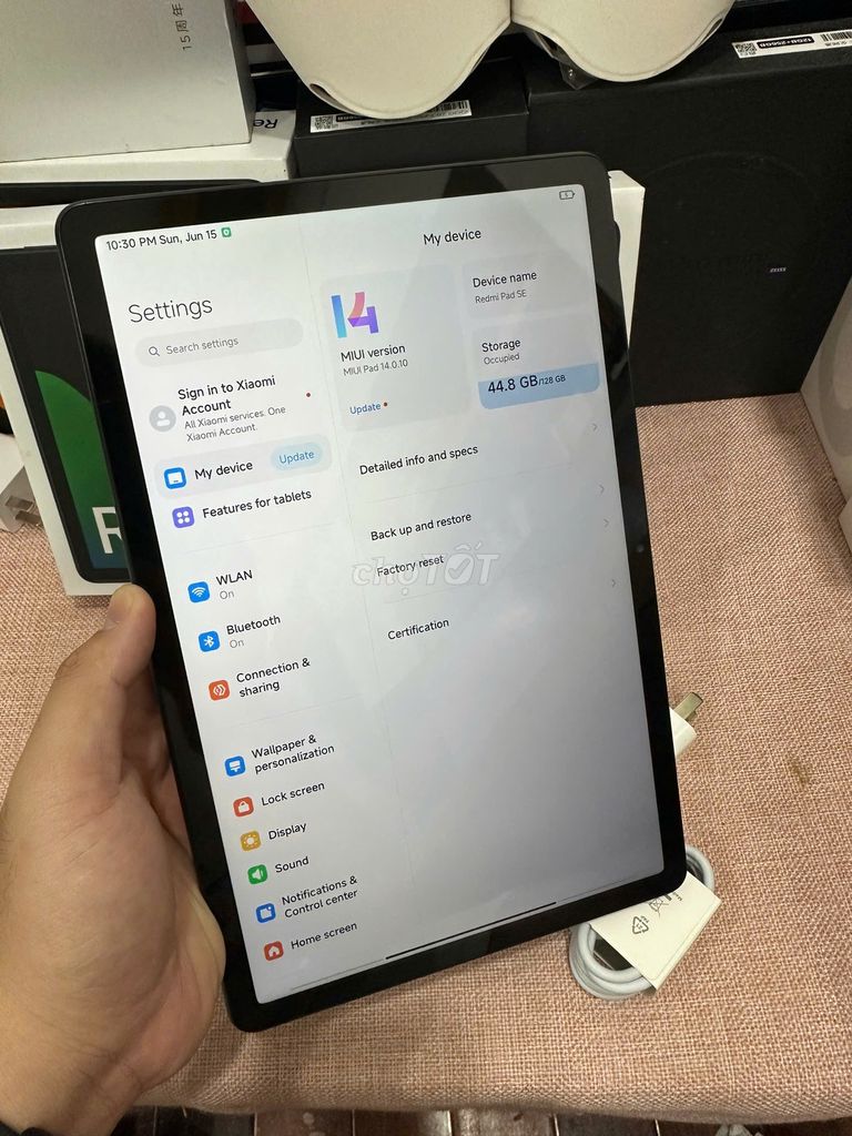 Redmi Pad SE 6/128 Fullbox có ship COD. Mua bán Máy tính bảng tại Quận Hoàng Mai Hà Nội được đăng bởi Trần Ngọc Hiếu hình 2