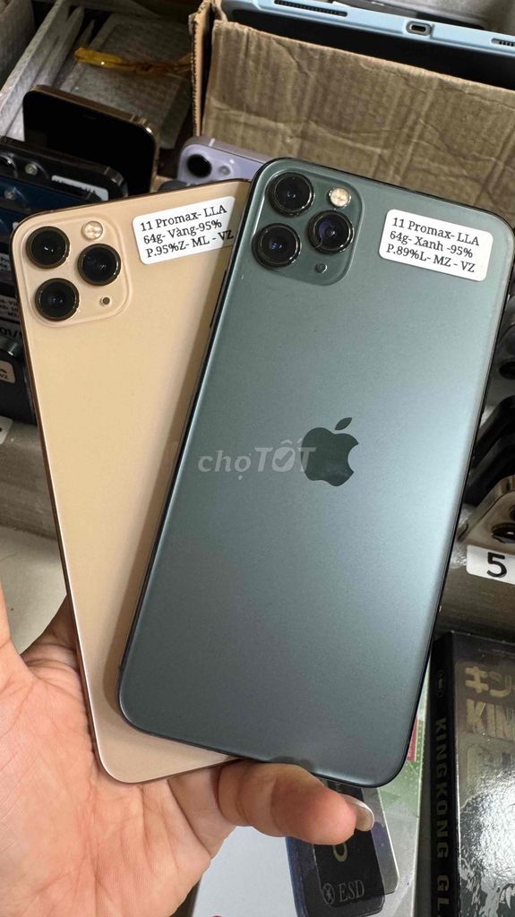 Apple iPhone 11 Pro Max 64GB Vàng, Xanh. Mua bán Điện thoại tại Thành phố Biên Hòa Đồng Nai được đăng bởi Phúc Ý Mobile hình 1