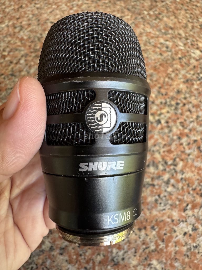 Bán đầu (củ) micro Shure KSM8 đen không dây. Mua bán Tivi, Âm thanh tại Quận Ngũ Hành Sơn Đà Nẵng được đăng bởi Phan Quí Trà hình 1