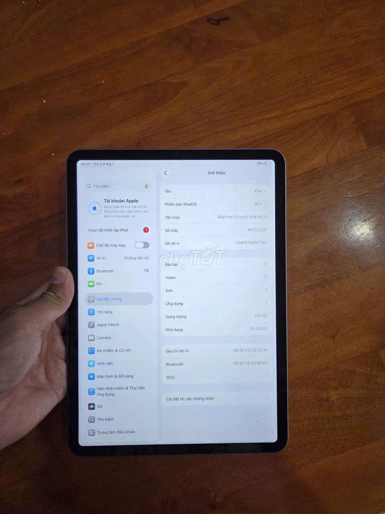 Apple iPad Pro 2020 128GB Xám. Mua bán Máy tính bảng tại Quận Bắc Từ Liêm Hà Nội được đăng bởi lan hình 1