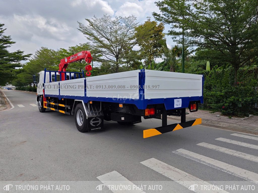Bán Xe Cẩu Hino 8 Tấn Euro5 thùng dài 8.1m và 6.6m. Mua bán Xe tải, xe ben tại Quận 12 Tp Hồ Chí Minh được đăng bởi Mr Thành hình 5