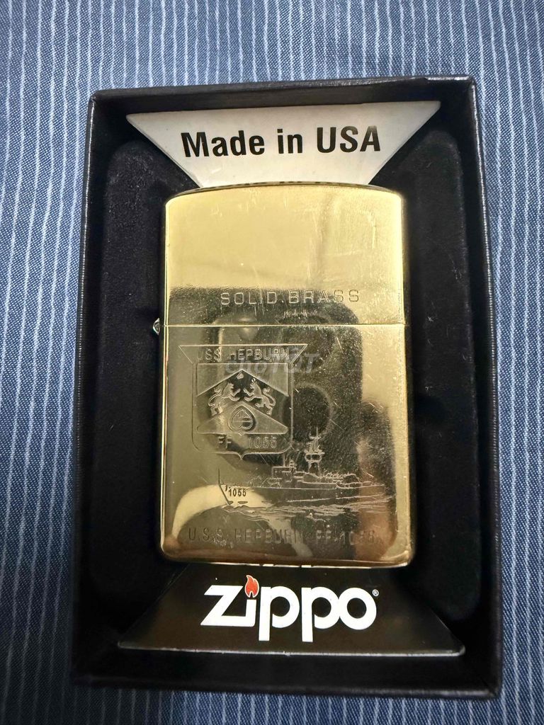 Bật lửa Zippo Tàu chiến USS Hepburn FF-1055. Mua bán Đồ sưu tầm, đồ cổ tại Quận 8 Tp Hồ Chí Minh được đăng bởi Quốc Hải hình 1