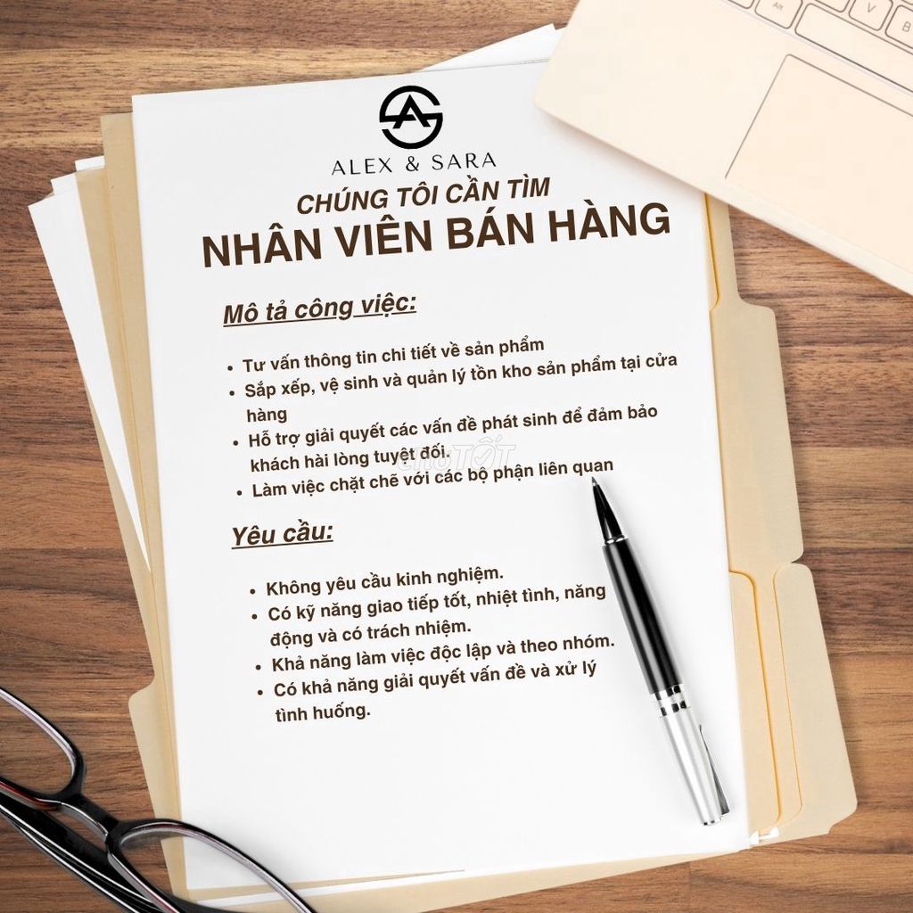 Nhân viên media, BH, kho-đóng hàng tại Bình Thạnh. Việc làm tại Quận Bình Thạnh Tp Hồ Chí Minh được đăng bởi Giày Alex & Sara hình 3