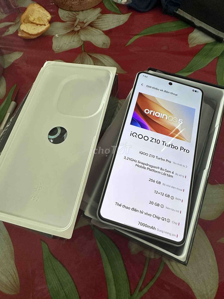 iQOO Z10 Turbo Pro 256GB Trắng. Mua bán Điện thoại tại Huyện Mỏ Cày Nam Bến Tre được đăng bởi Hieu Gsm hình 1