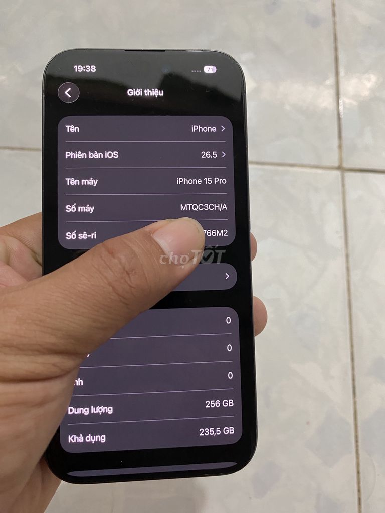 iPhone 15 Pro 128GB Đen. Mua bán Điện thoại tại Quận Bình Tân Tp Hồ Chí Minh được đăng bởi mua bán đàng hoàng  hình 1
