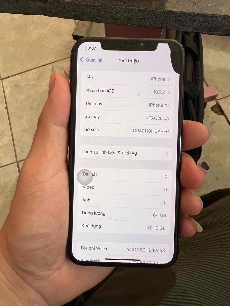 iPhone XS 64GB Đen. Mua bán Điện thoại tại Thị xã Tân Uyên Bình Dương được đăng bởi phi trường mobile hình 1