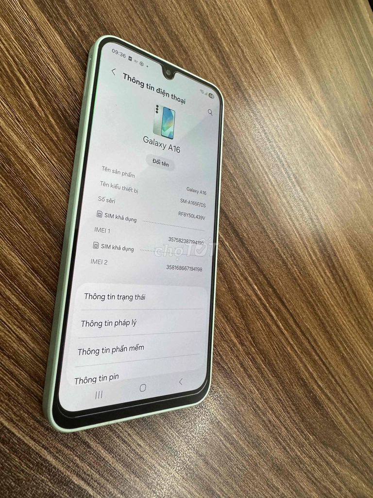 Samsung Galaxy A16 128GB Xanh nhạt. Mua bán Điện thoại tại Quận Thanh Xuân Hà Nội được đăng bởi Tống văn Kien hình 1