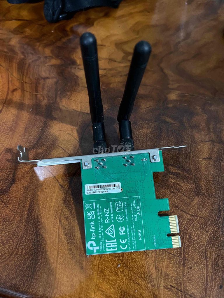 CARD WIFI. Mua bán Linh kiện (RAM, Card...) tại Huyện Bình Chánh Tp Hồ Chí Minh được đăng bởi Bùi Nhật Quang hình 1