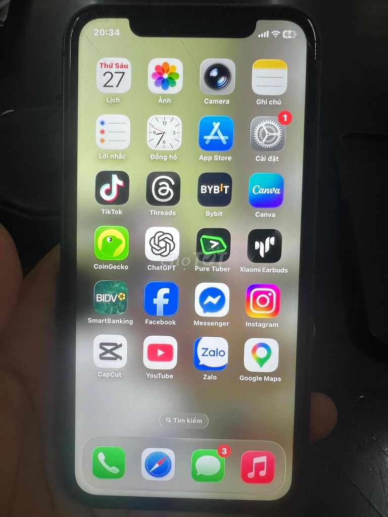 iPhone 11 lock zin, sim ghép fix full, pin mới 100. Mua bán Điện thoại tại Quận 7 Tp Hồ Chí Minh được đăng bởi H Duc hình 1