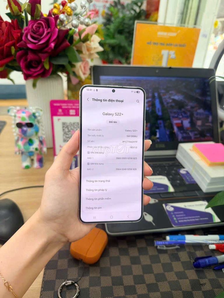 Samsung Galaxy S22+ 128GB Trắng. Mua bán Điện thoại tại Quận Tân Phú Tp Hồ Chí Minh được đăng bởi Minh phương hình 1