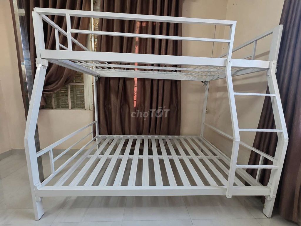 Giường tầng sắt trẻ em 1.2m/1.4m. Mua bán Giường, chăn ga gối nệm tại Quận Liên Chiểu Đà Nẵng được đăng bởi hải trang hình 1