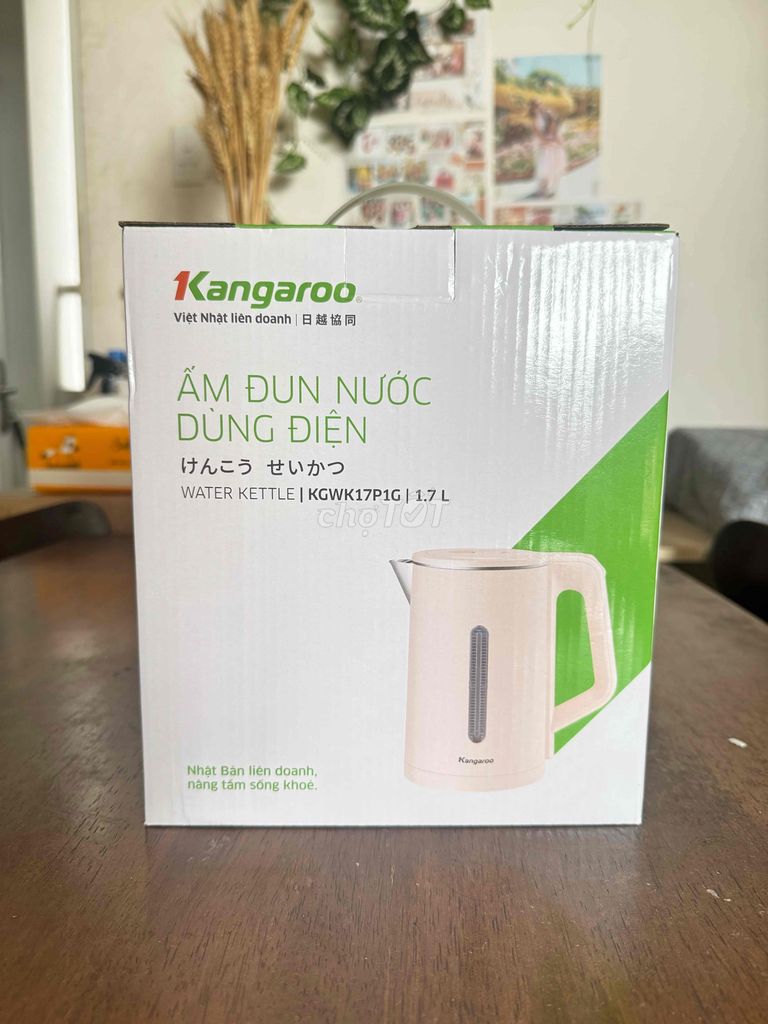 Ấm đun siêu tốc Kangaroo KGWK17P1G 1.7L Kem. Mua bán Bếp, lò, đồ điện nhà bếp tại Quận 6 Tp Hồ Chí Minh được đăng bởi Nga hình 1