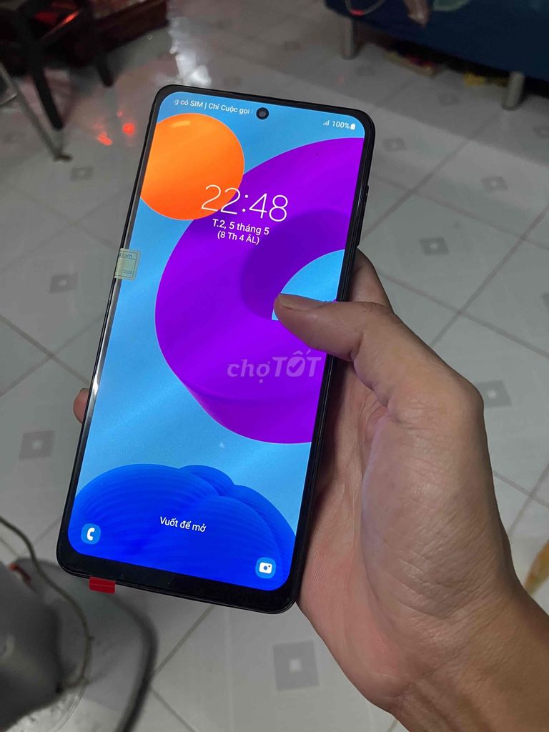 Samsung M52 5G 8GB/128GB Đen. Mua bán Điện thoại tại Huyện Long Hồ Vĩnh Long được đăng bởi Đồ cũ đủ loại điện thoại loa anply máy tính hình 1