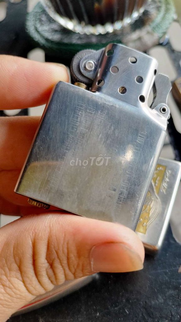 Zippo USA Khắc Hãng Mỹ Nhân Ngư XII 1996