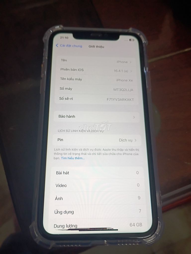 Apple iPhone XR 64GB Đỏ 78%. Mua bán Điện thoại tại Quận Hoàng Mai Hà Nội được đăng bởi Hiển hoàng v hình 1