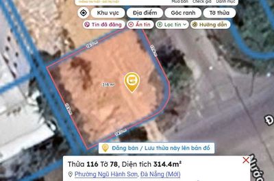 CHO THUÊ ĐẤT 2 MẶT TIỀN ĐƯỜNG K20 – KHU NAM VIỆT Á, ĐÀ NẴNG