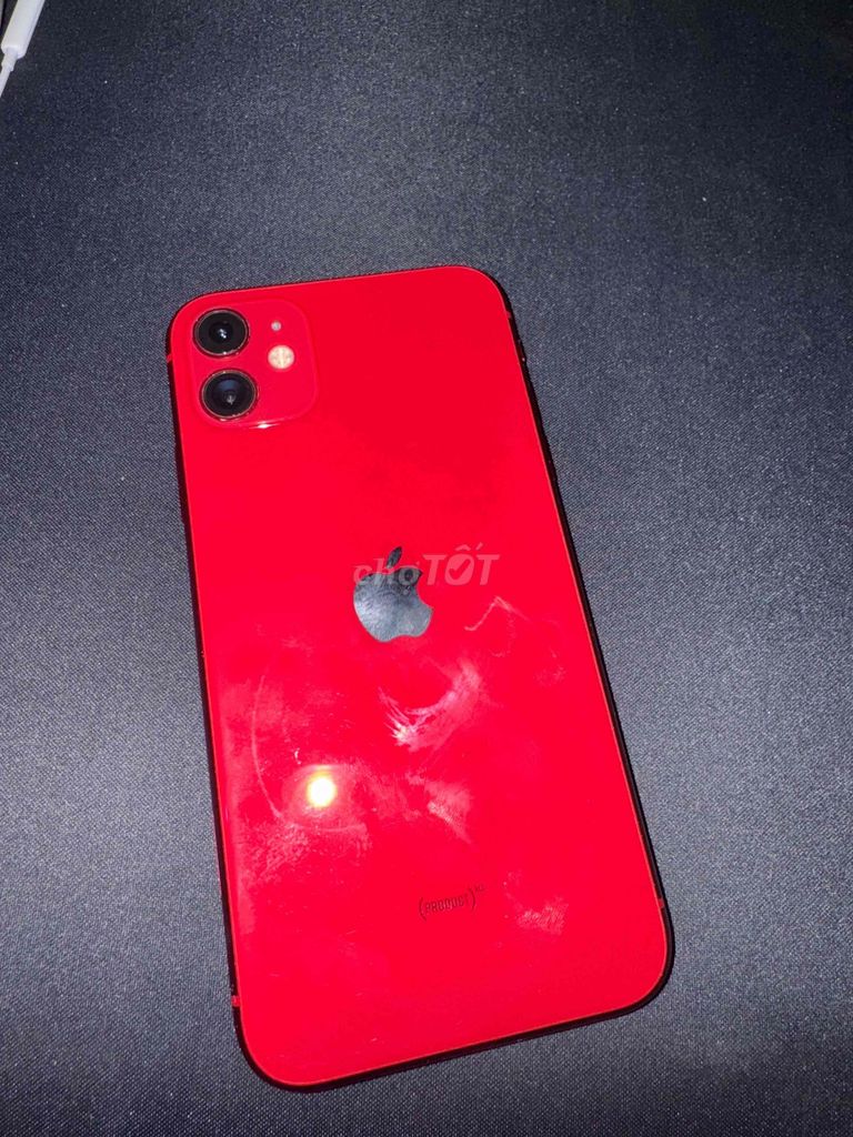 Apple iPhone 11 128GB Đỏ Đã thay pin, màn. Mua bán Điện thoại tại Huyện Kế Sách Sóc Trăng được đăng bởi Tèn tèn sona hình 1