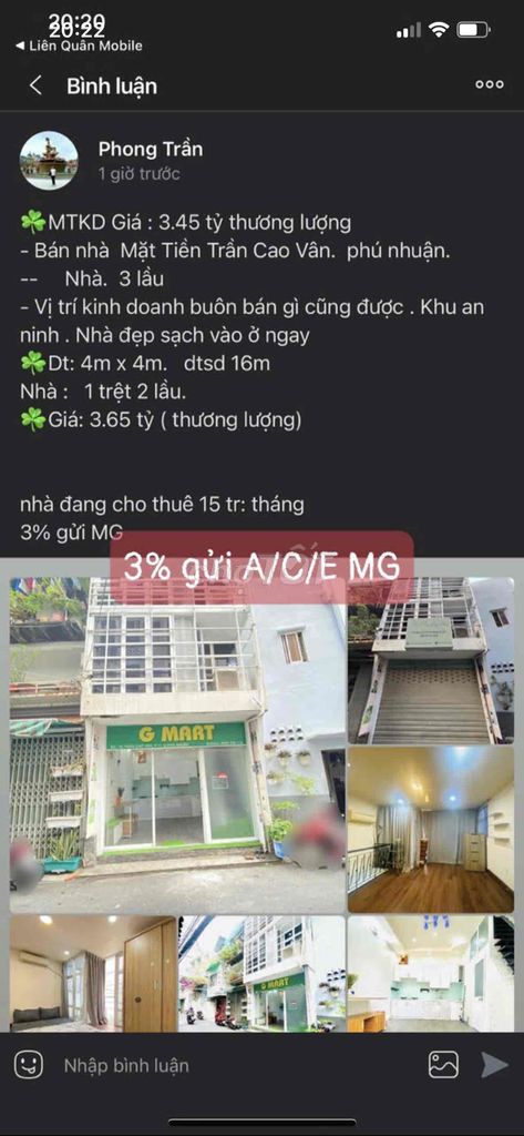 nhà mặt tiền phú nhuận 16m2 chỉ 3ty500tl đã giảm 150tr