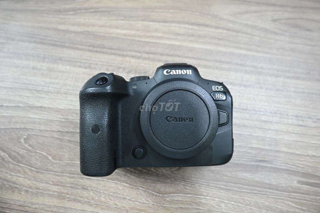 Canon R6 khá kèm pin zin E6 sạc zin có Tiếng Việt