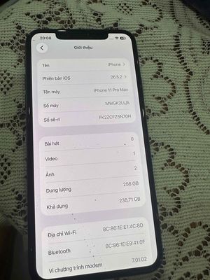 Apple iPhone 11 Pro Max 256GB Xám