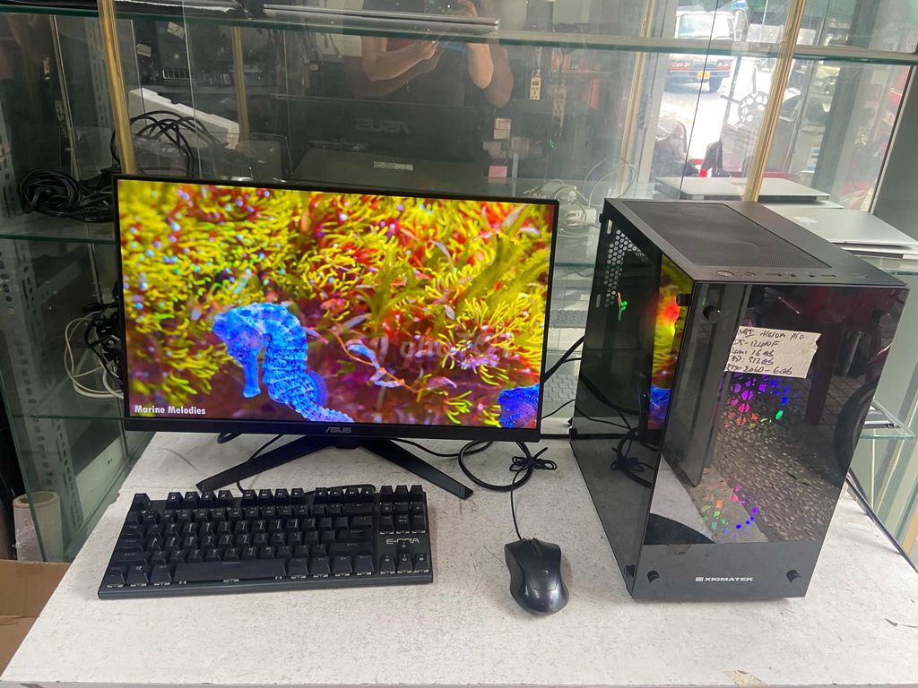 PC GAMING (i5-12400F/16G/512G/RTX2060) 24'' 165hz