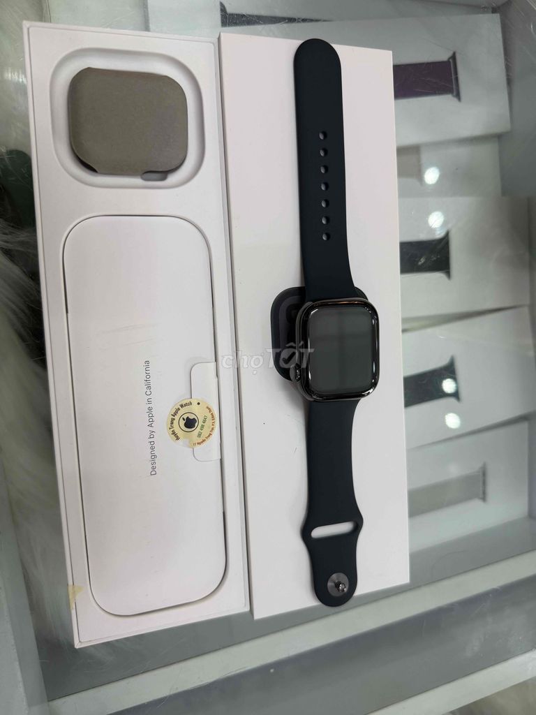 bán apple watch sr10/42 Titan đen Lte Esim new 100