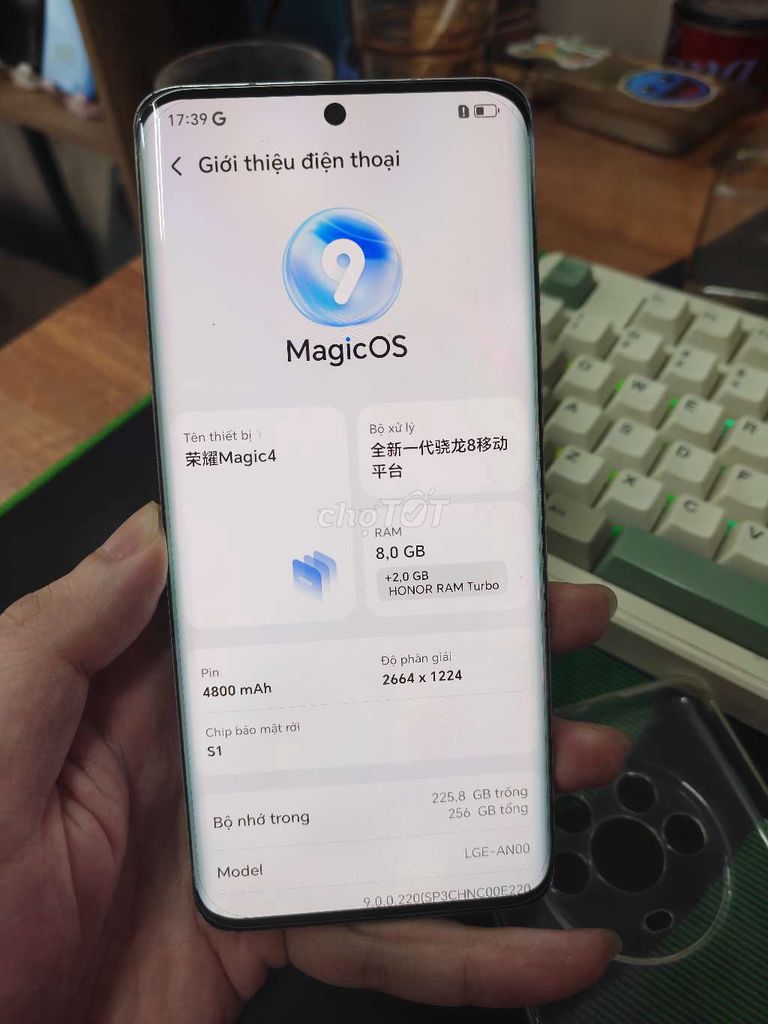 Honor Magic 4 siêu khỏe . Mua bán Điện thoại tại Quận Thanh Xuân Hà Nội được đăng bởi cửa hàng điện thoại giá rẻ hình 1