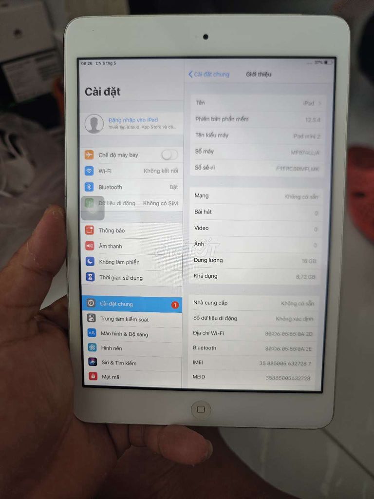 Ipad Mini 2 Zin full cn có 4G có ship