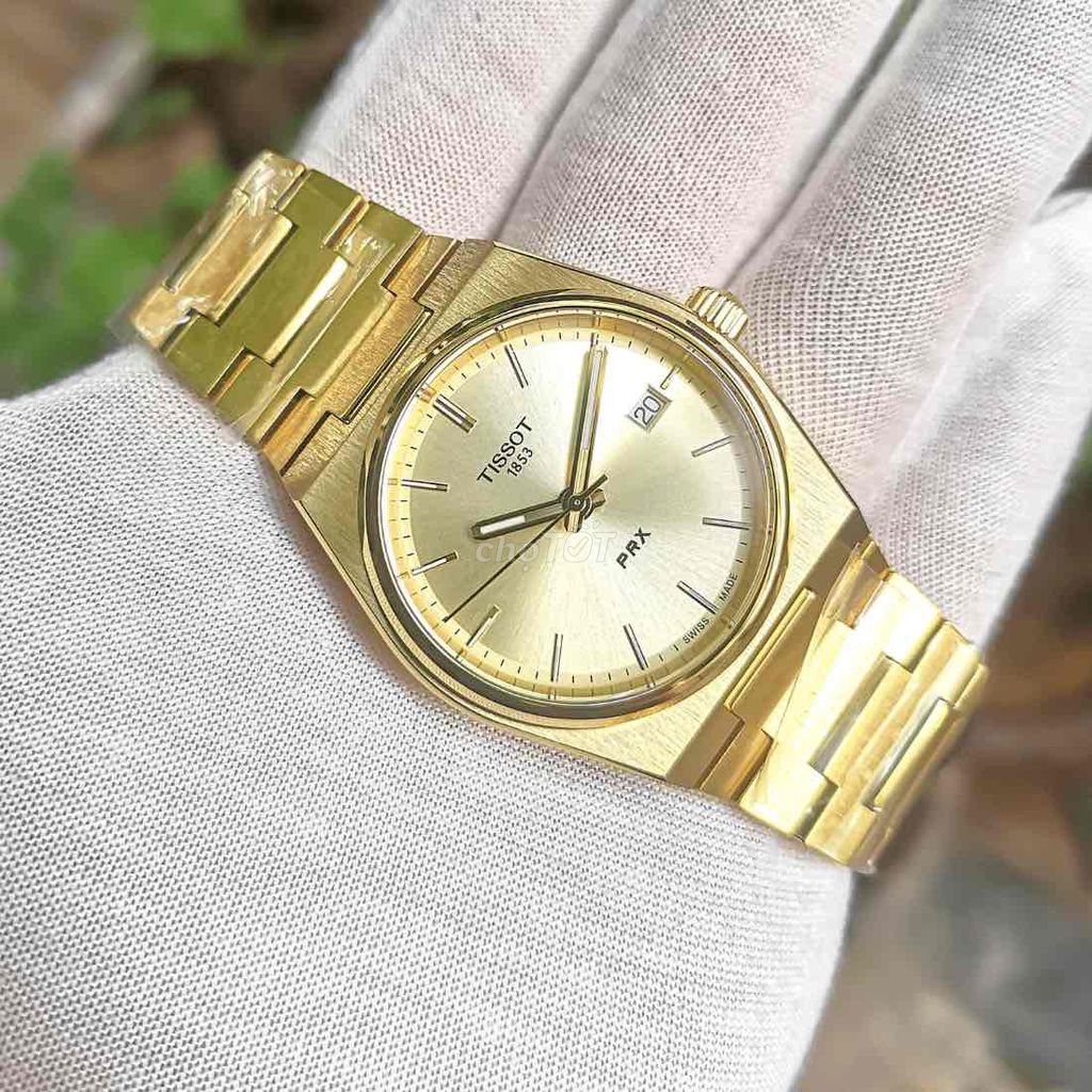 Đồng hồ Tissot PRX Vàng Thụy Sĩ. Mua bán Đồng hồ tại Quận Ngũ Hành Sơn Đà Nẵng được đăng bởi Châu Phát Land hình 1