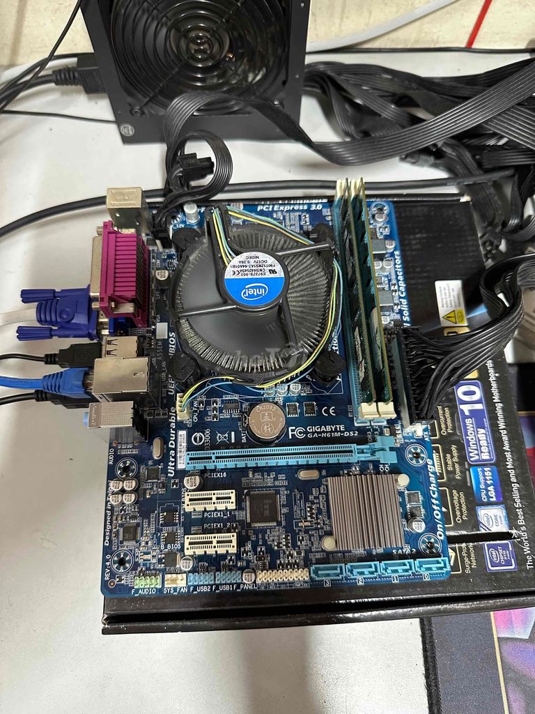 Mainboard Gigabyte H61 Renew, i5 2400, Ram 8GB.. Mua bán Linh kiện (RAM, Card...) tại Quận Gò Vấp Tp Hồ Chí Minh được đăng bởi Tình Nguyễn hình 1