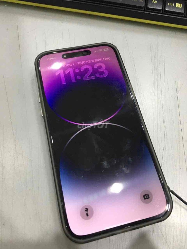 Apple iPhone 14 Pro Max 128GB Tím Lock. Mua bán Điện thoại tại Huyện Thuận Thành Bắc Ninh được đăng bởi Trần bá Đăng hình 1