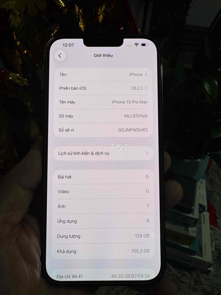 Apple iPhone 13 Pro Max 128GB Xanh. Mua bán Điện thoại tại Thành phố Biên Hòa Đồng Nai được đăng bởi thanh hình 1