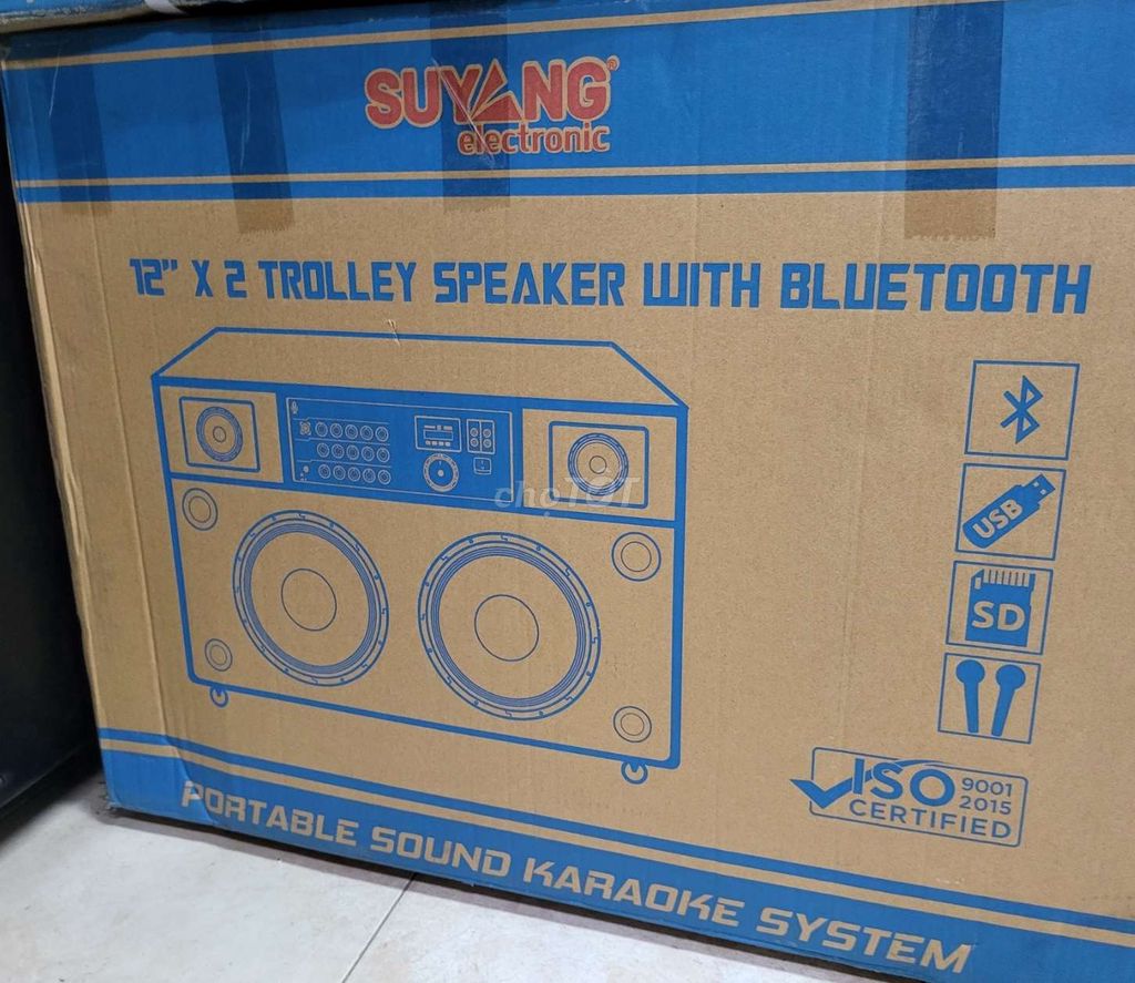 Loa kéo karaoke điện SUYANG X-128 MỚI NGUYÊN THÙNG