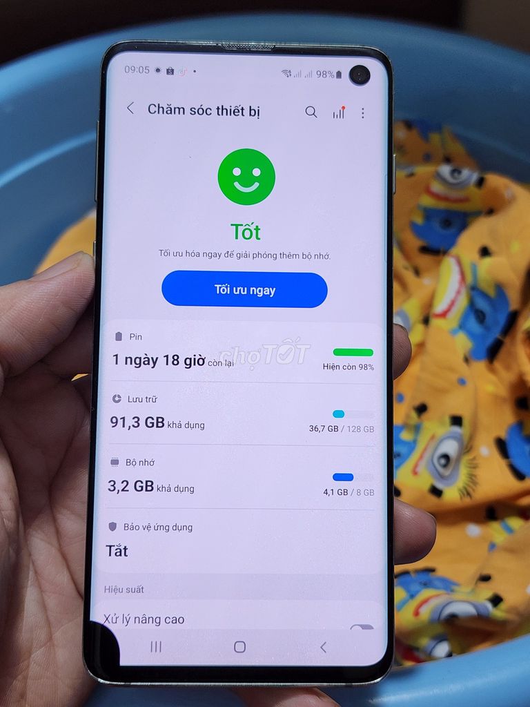 Samsung S10 2sim 128GB Trắng siêu mạnh mẽ. Mua bán Điện thoại tại Quận 8 Tp Hồ Chí Minh được đăng bởi Hy vu  hình 1