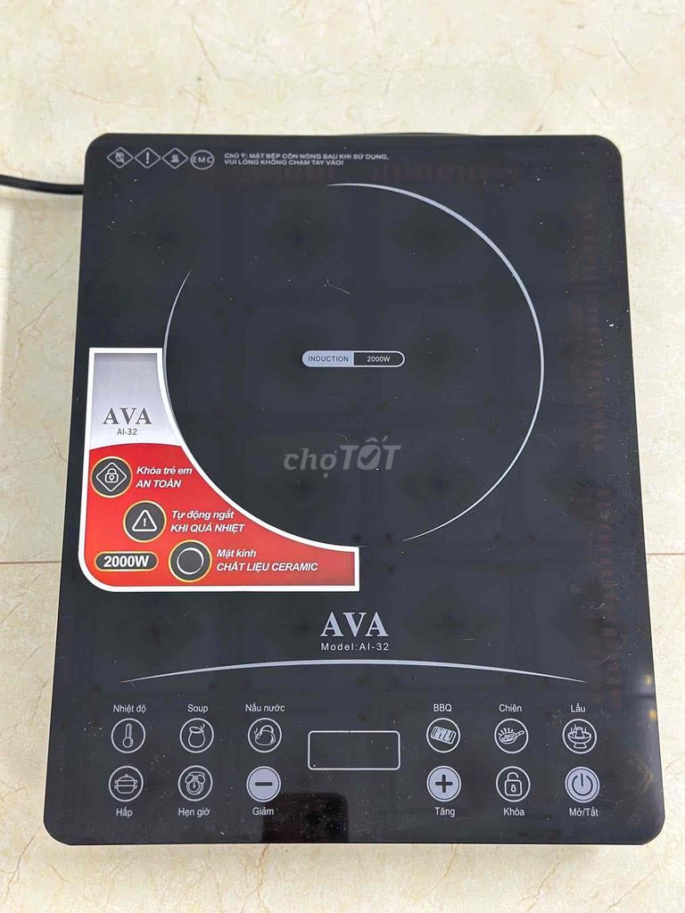 Bếp từ đơn AVA AI-32 Mặt kính Ceramic. Mua bán Bếp, lò, đồ điện nhà bếp tại Thành phố Buôn Ma Thuột Đắk Lắk được đăng bởi Nguyễn Duy hình 1