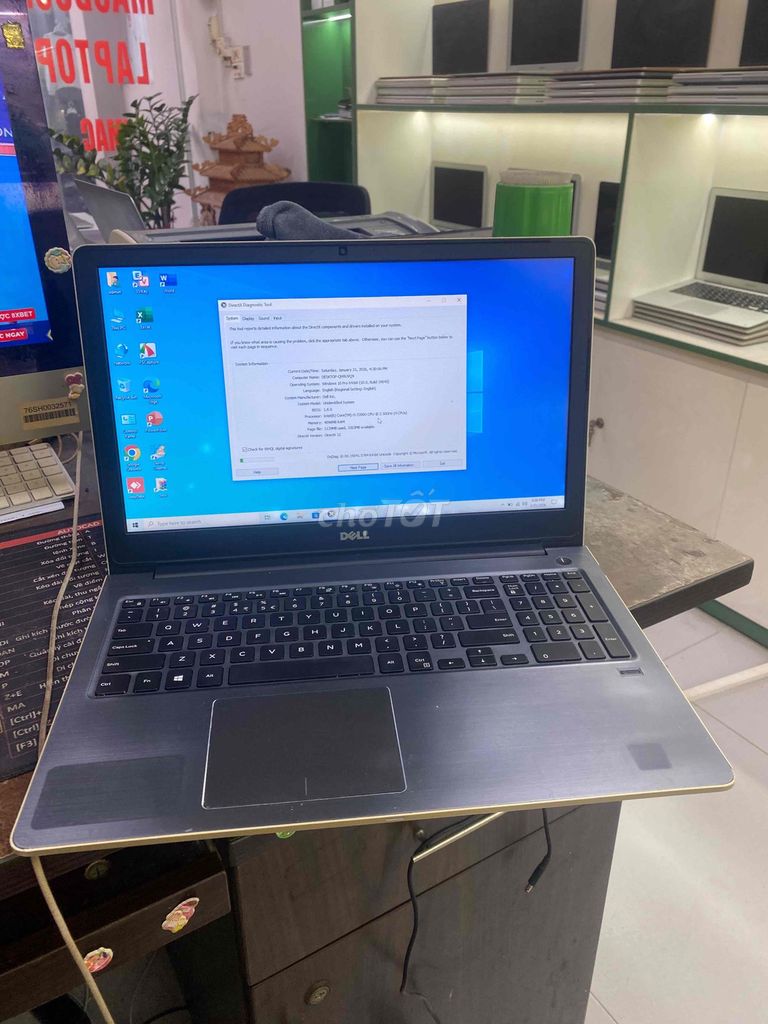 Dell Votro 5568 ram 4GB/256GB màn 15.6 inh. Mua bán Laptop tại Quận Hoàng Mai Hà Nội được đăng bởi Mac98 hình 1