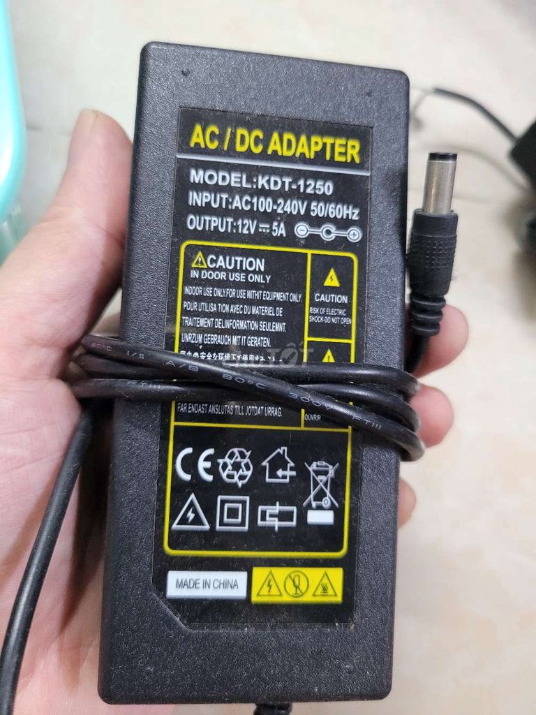 Adapter 12v 5A dùng cho Camera hay Màn hình đều Ok