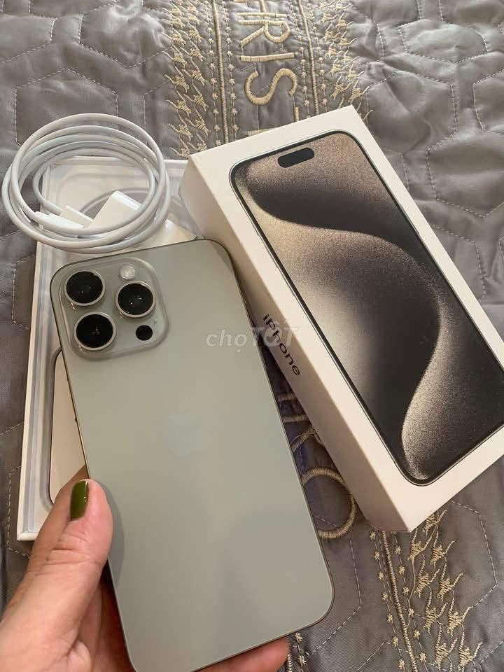 Apple iPhone 15 Pro Max 256GB Xám Đã sử dụng. Mua bán Điện thoại tại Quận 1 Tp Hồ Chí Minh được đăng bởi Hội Đồ Điện Tử hình 1
