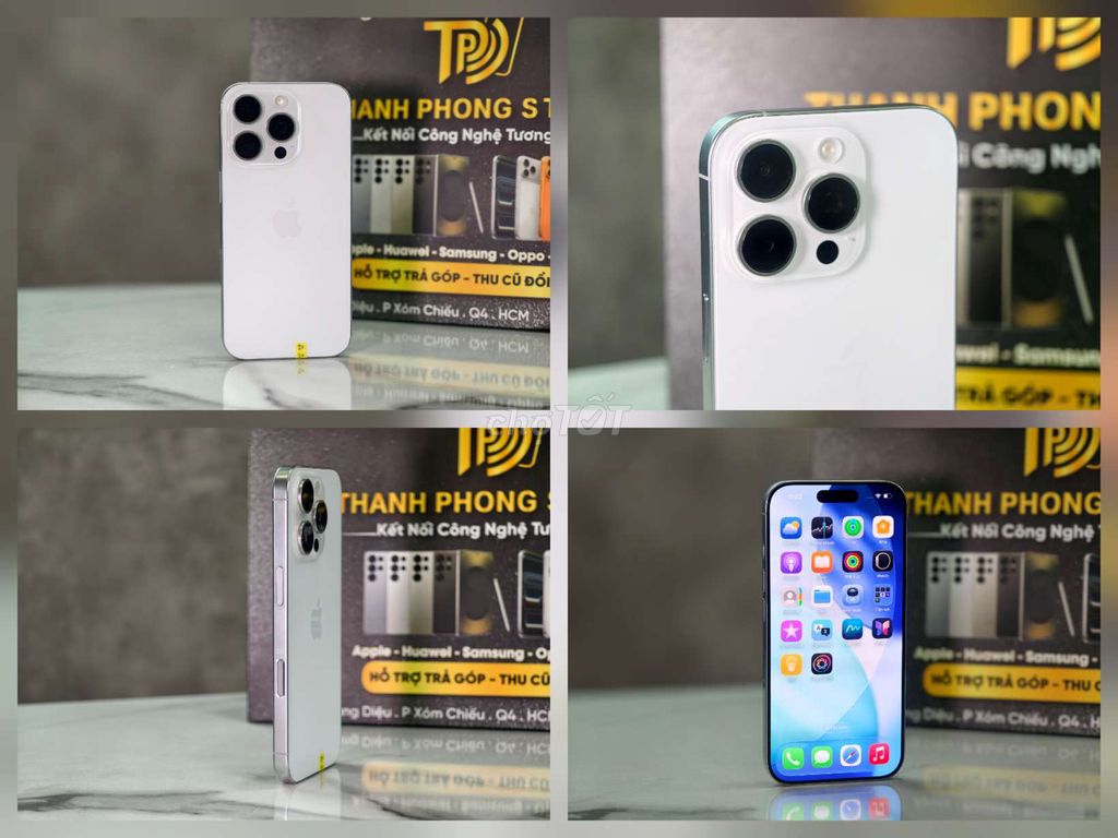 Apple iPhone 16 Pro 256GB Trắng Đã dùng. Mua bán Điện thoại tại Quận 4 Tp Hồ Chí Minh được đăng bởi Thanh Phong Mobile hình 1